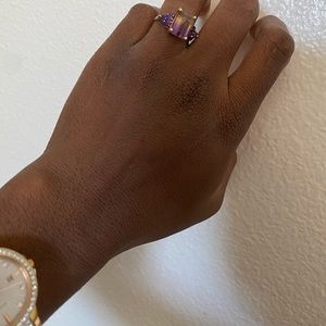 Natural Amethyst ring 10kt gold SOLD OFFLINE